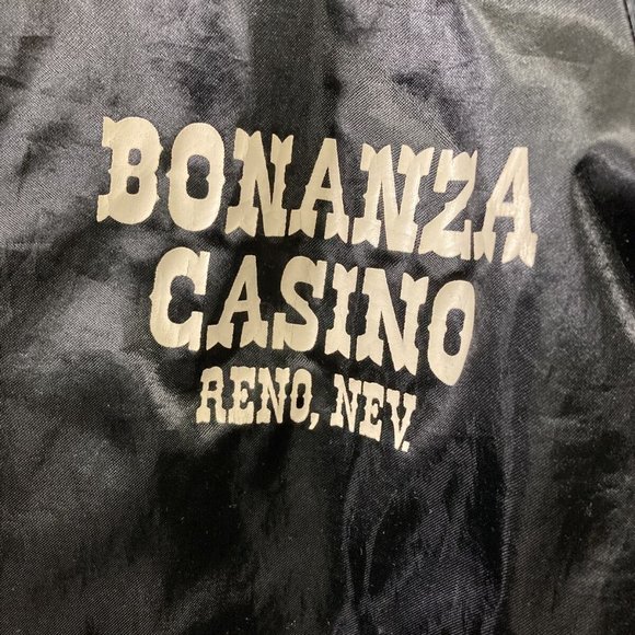 Vintage Hartwell Jackets Made in USA Satin buttoned Bonanza Casino Reno Nevada - Picture 5 of 7